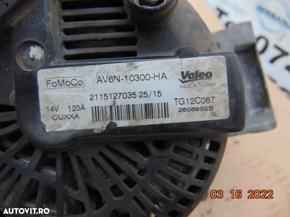 Alternator Ford focus 3 motor 1.6 benzina C Max mondeo Fiesta 1.6 benz - 2
