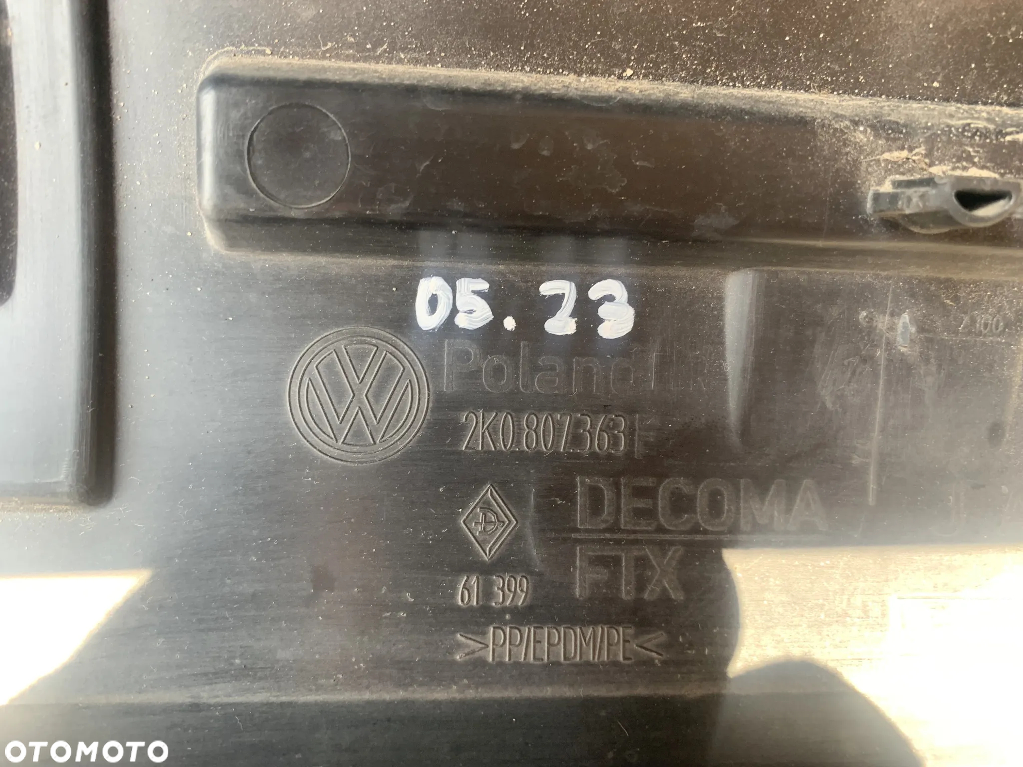 Volkswagen Caddy 03-10r PDC Zderzak tyl tylny VW - 6