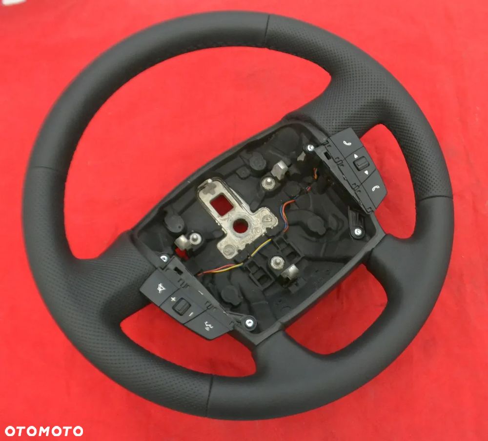 FIAT DUCATO CITROEN JUMPER PEUGEOT BOXER Kierownica Nowa Skóra Skórzana - 1