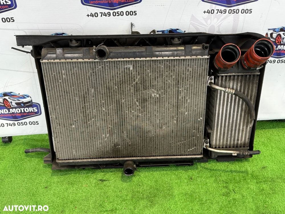 RADIATOR RACIRE AC / VENTILATOR / INTERCOOLER PEUGEOT RCZ 1.6 BENZINA 2010 COD OEM 9682477580 9674041380 2009-2013 - 1