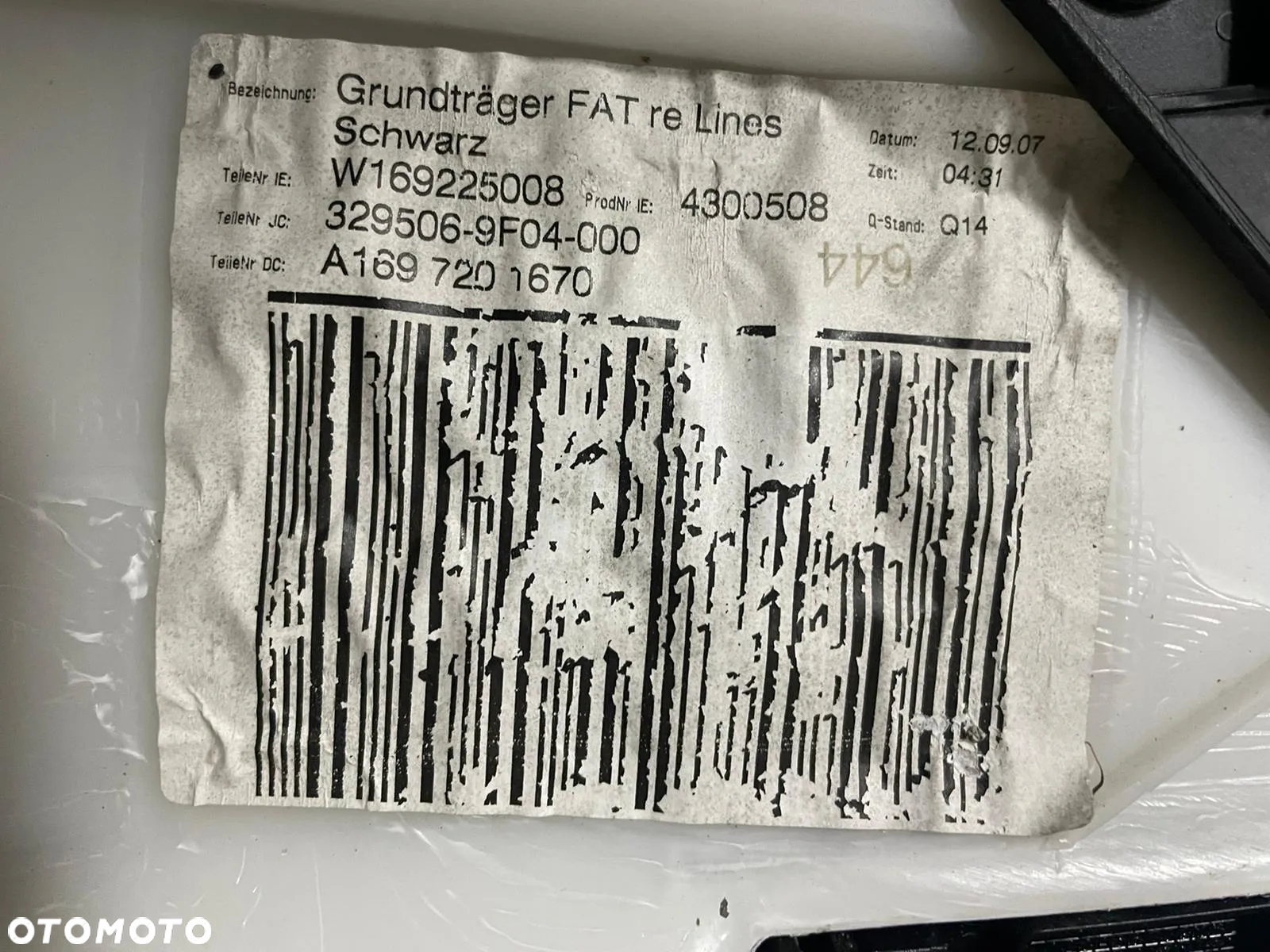 Boczek tapicerka drzwi lewych prawych lewy prawy Mercedes B-klasa W245 A1697201570 A1697201670 - 4