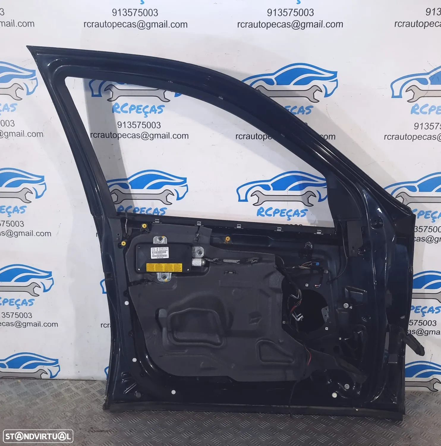 PORTA PORTAS FRENTE FRONTAL ESQUERDA BMW X5 E53 41517211423  MOTOR PUXADOR VIDRO - 4