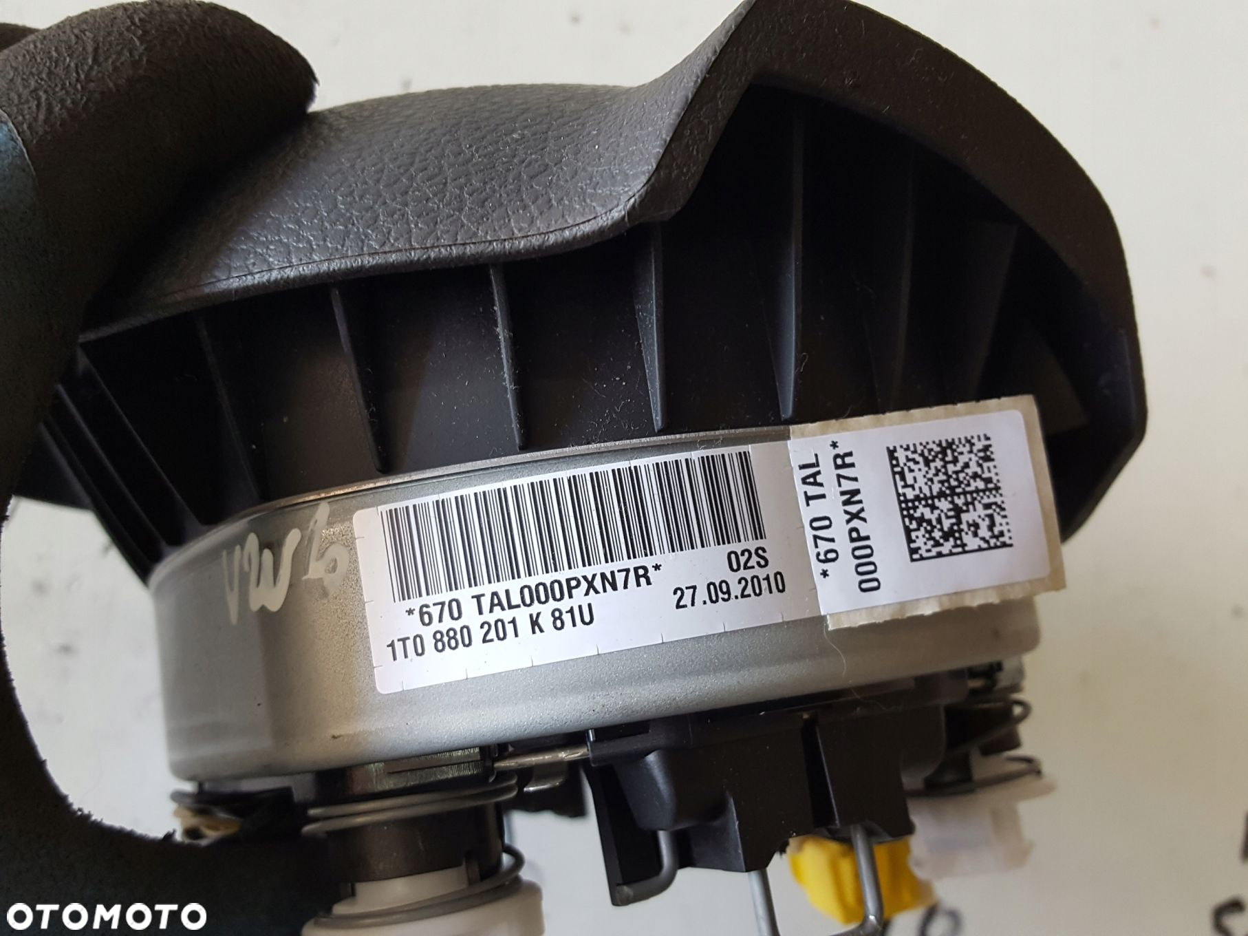 VW GOLF 6 VI 08-13r HB PODUSZKA AIRBAG KIEROWCY 1T0880201K - 5