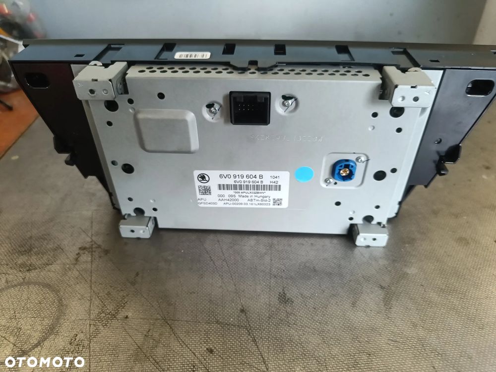 Radio Skoda Fabia 3 III Wyświetlacz Jednostka Czytnik 5Q0035842C 6V0919604B - 9
