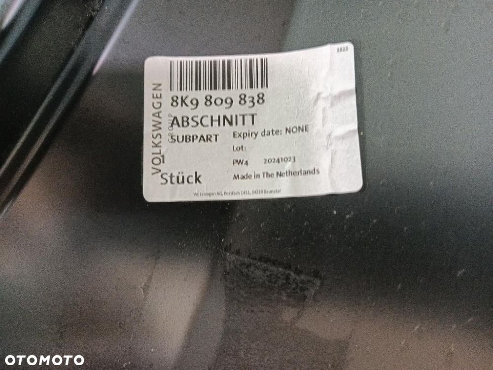 BŁOTNIK TYŁ TYLNY PRAWY AUDI A4 B8 KOMBI 8K9809838 - 10