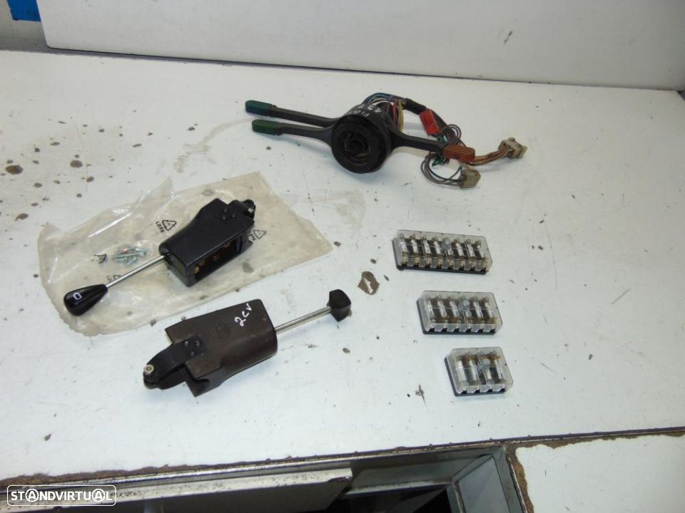 Citroen 2CV6 2 cavalos manete luzes - 1