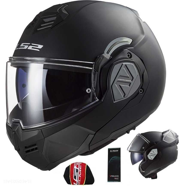 Nowy Kask LS2 FF906 ADVANT SOLID MATT XL Szczękowy ADV Black MAT ECE06