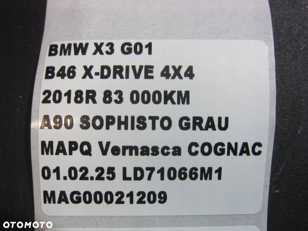 BMW X3 G01 G20 G01 F98 NAGRZEWNICA DMUCHAWA 9382874 7942068 64119382874 - 12