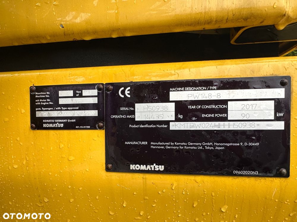 Komatsu PW 148-8 / KOPARKA KOŁOWA / - 24