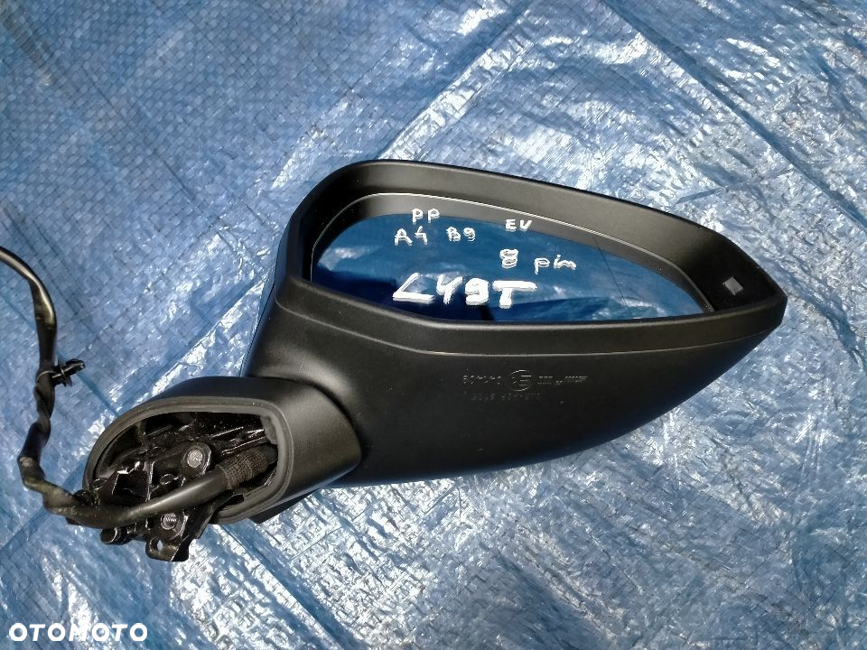 Audi A4 B9 Lusterko Prawe 8 Pin LY9T - 5