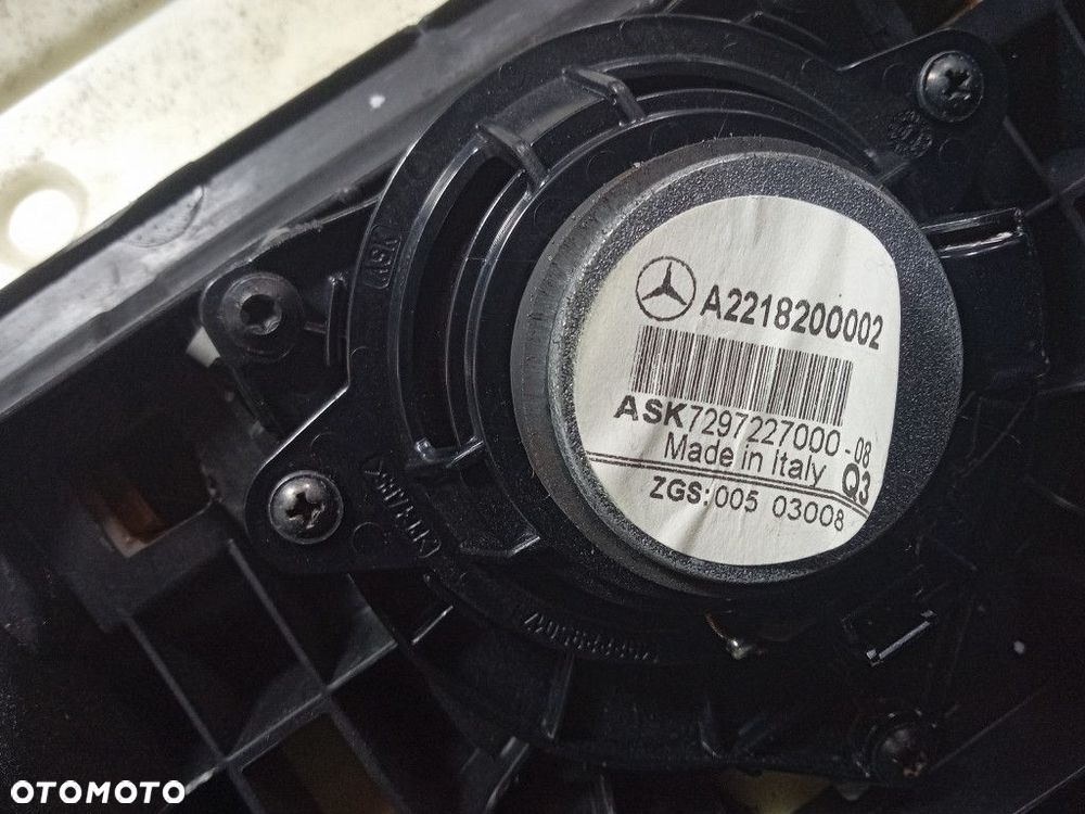 MERCEDES S KLASA W221 DESKA KONSOLA PODUSZKI PASY KPL EU - 8