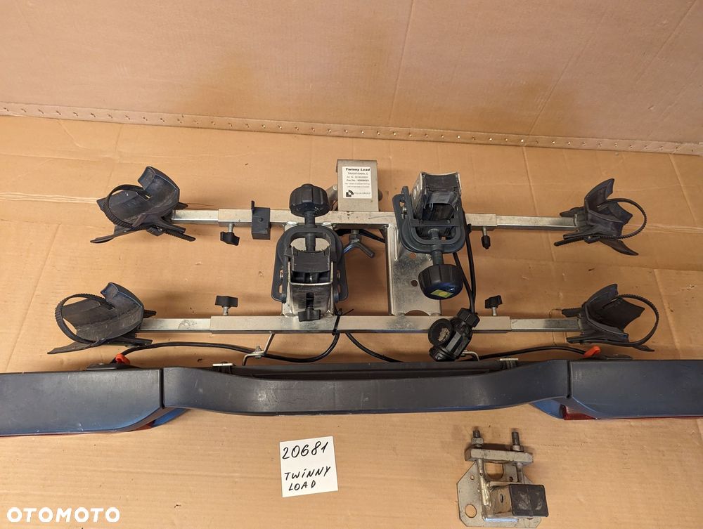 Uchwyt bagażnik rowerowy na hak Twinny Load na 2 rowery - 4