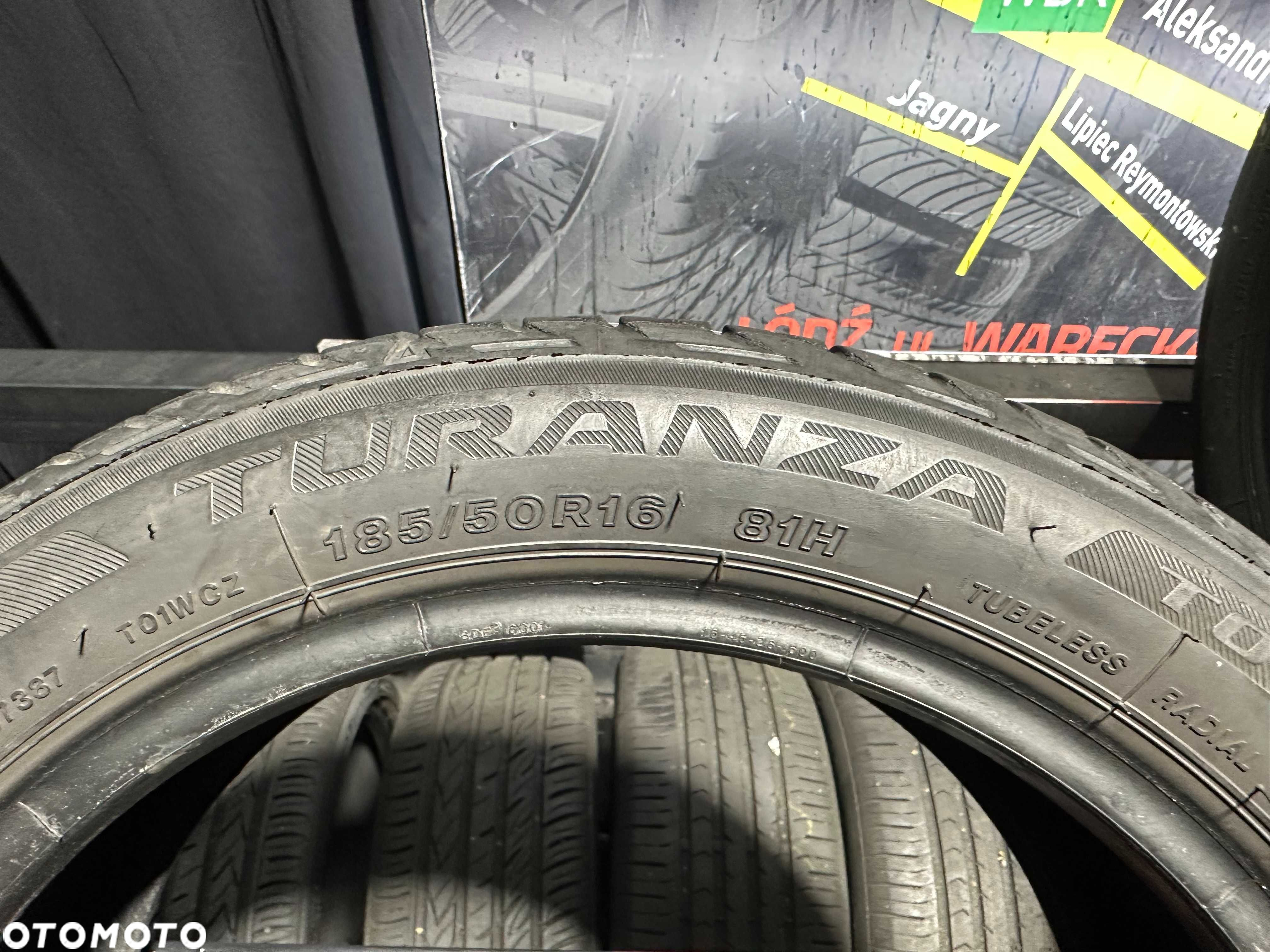 Opony Letnie 185/50/16 BRIDGESTONE TURANZA #2342 - 4