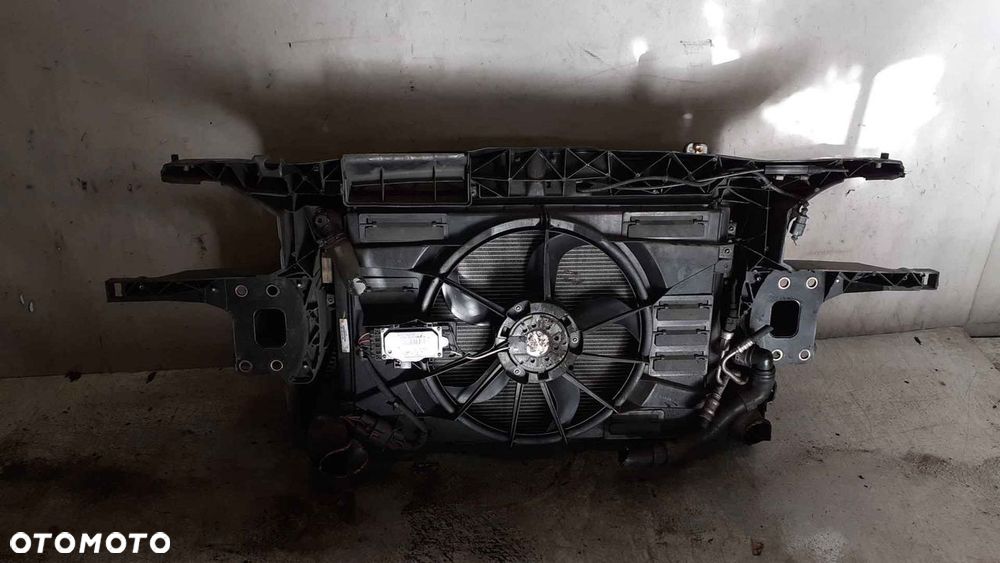 ^ PAS PRZEDNI SEAT LEON II DIESEL 2.0 TDI BELKA OKULAR CHŁODNICA WODY WENTYLATOR OBUDOWA ZAMEK KOMPLET - 4