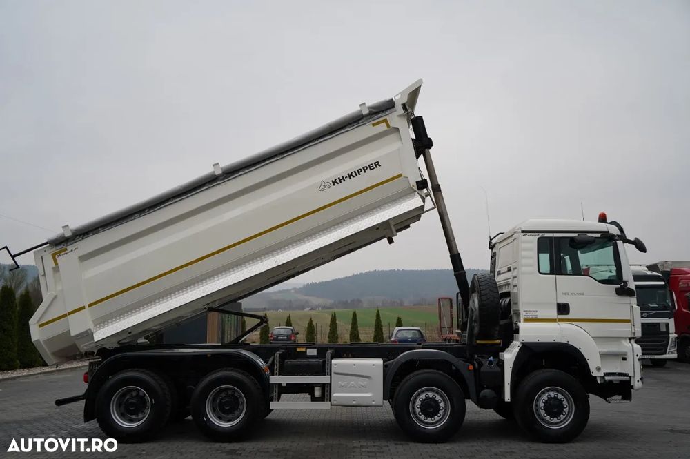 MAN TGS 41.460 / 8X8 / ​​​​BASCULĂ SPATE / KH KIPPER / MANUALĂ / NAVI / EURO 6 - 5