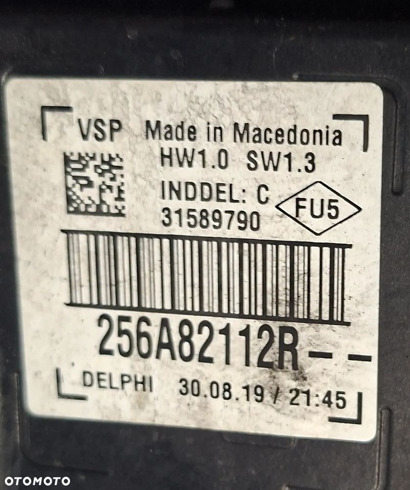 RENAULT ZOE 20r GŁOŚNIK SYGNAŁ 256A82112R - 2