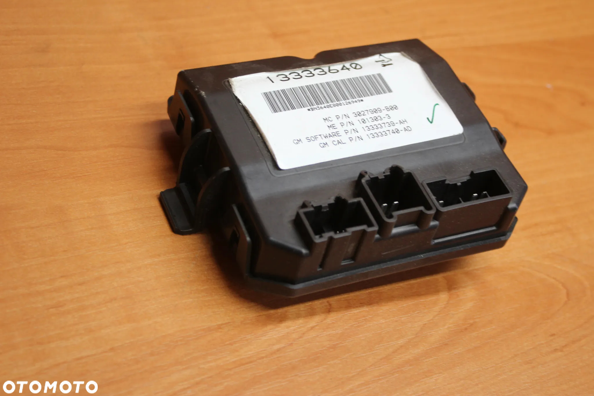 MODUŁ STEROWNIK KLAPY MANUALNY OPEL INSIGNIA A KOMBI 13333640 - 3