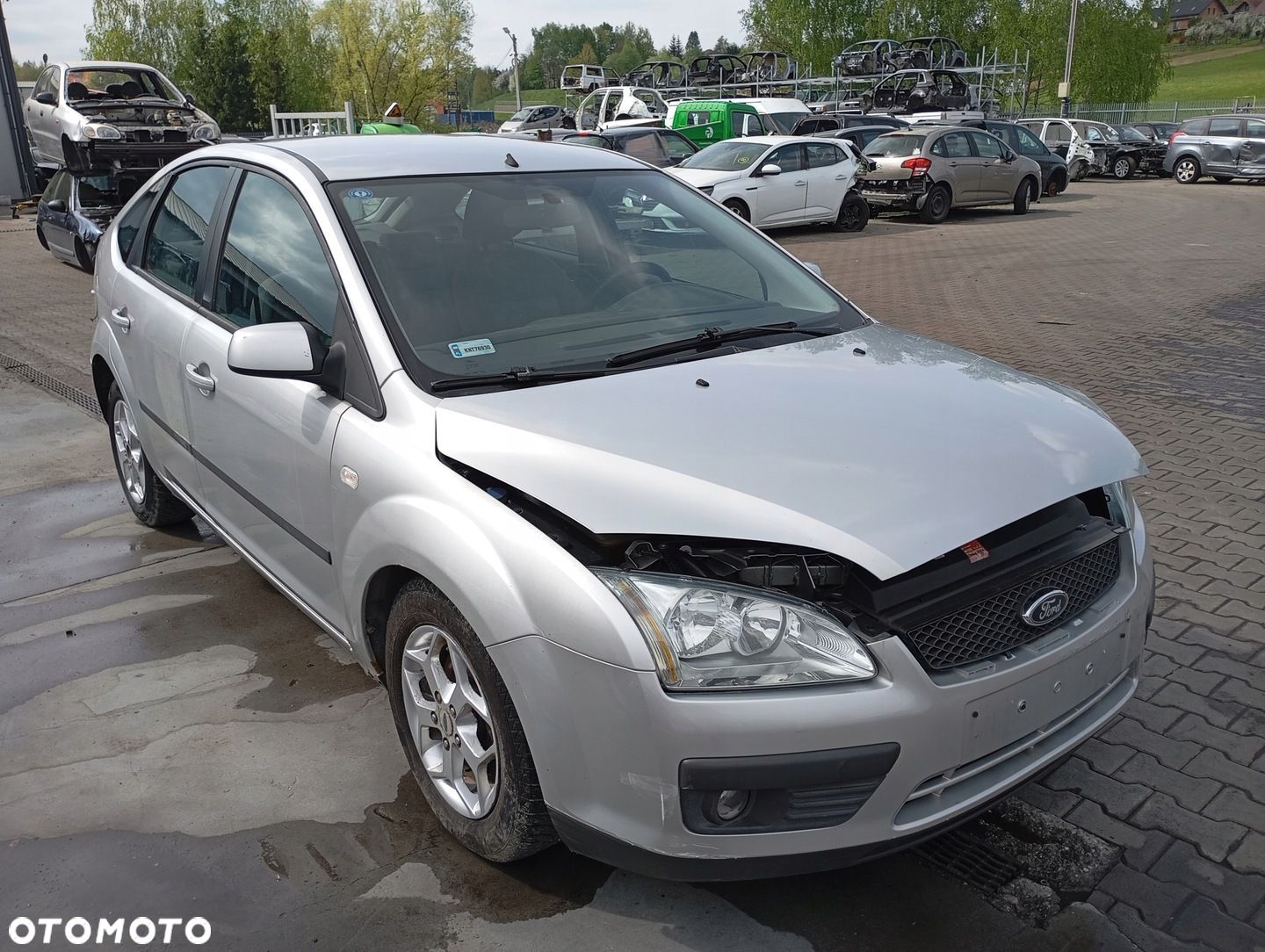 FORD FOCUS II 2 MK2 DRZWI PRZÓD PRAWE SREBRNE O3 03 5D 5DRZWI 2004-2007 - 1
