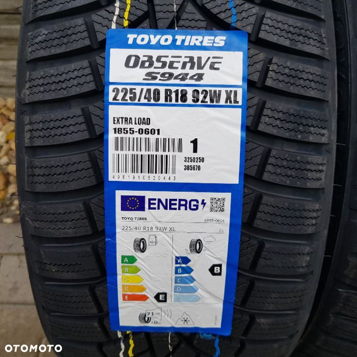 4x 225/40R18 Toyo Observe S944 Nowy komplet opon zimowych Poznań - 2