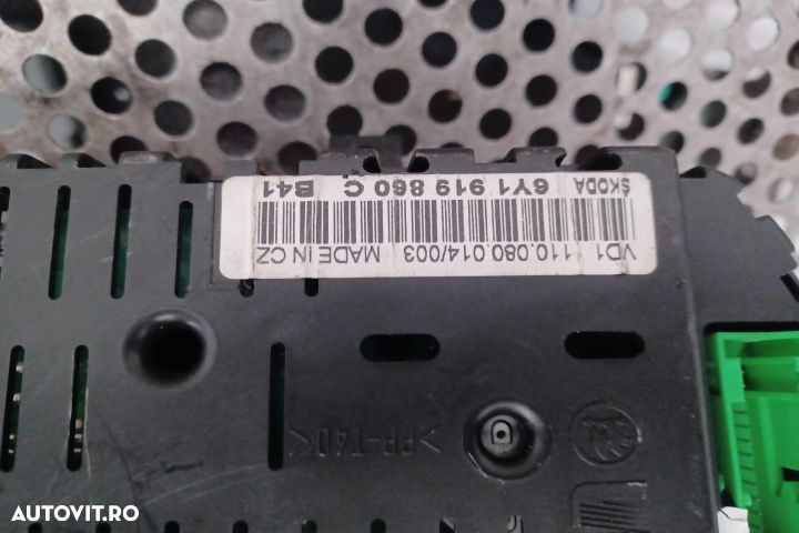 Ceasuri bord 6Y1919860C 1.4 B Skoda Fabia 6Y [1999 - 2004] Combi wago - 4