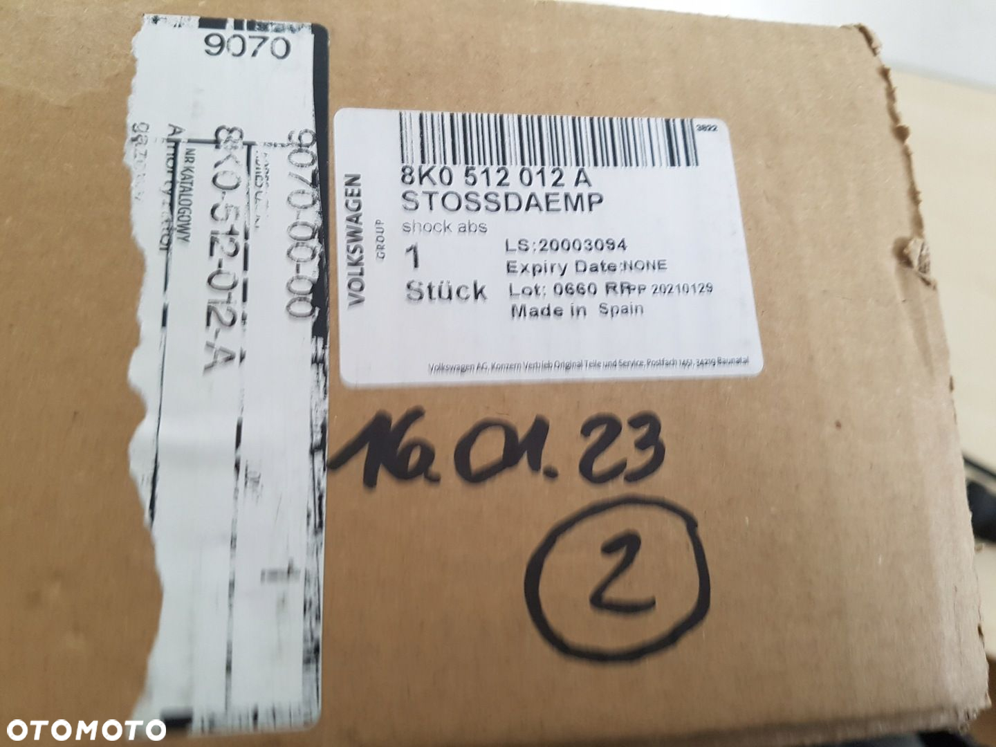 AUDI A4 B8 RS4 amortyzator pneumatyczny 8K0512012A - 5