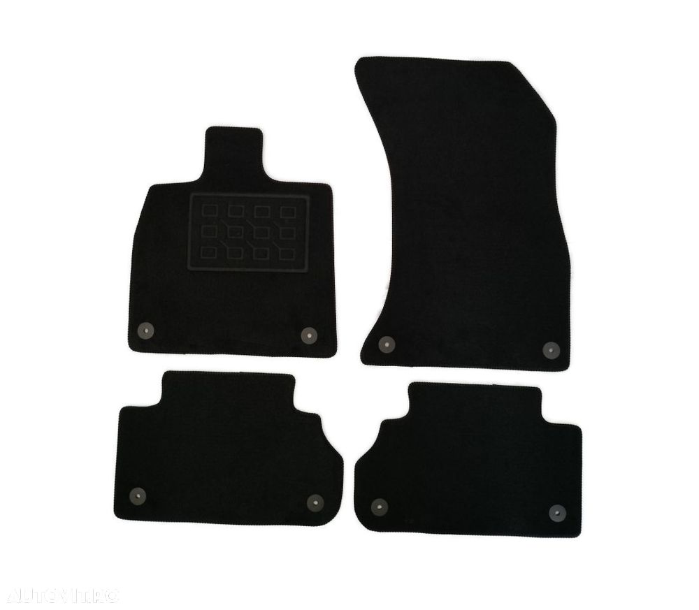 Covorase mocheta Audi Q5 (Fy) 2017-prezent, Negre, set de 4 Buc. - 1