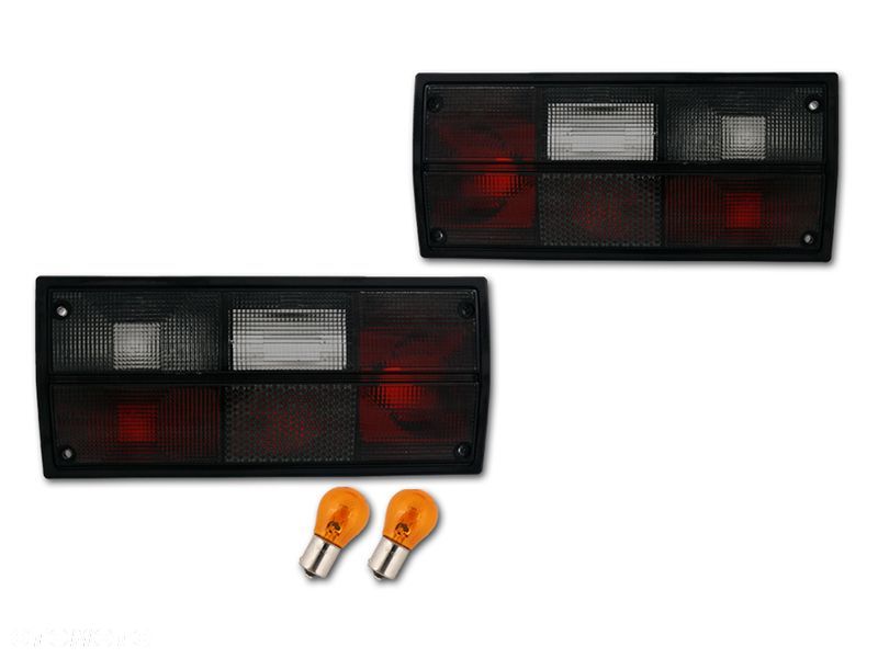 LAMPA TYL KPL VW T3 TRANSPORTER RED BLACK DEPO FK - 1
