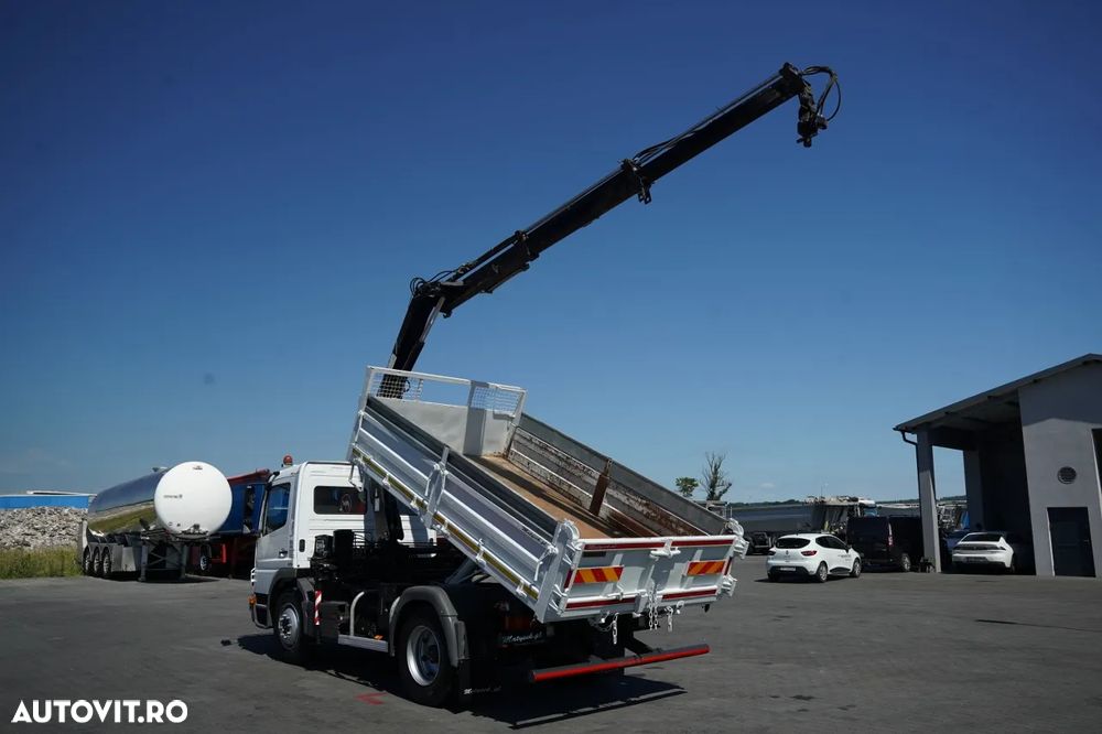 Mercedes-Benz ATEGO 15.24 / 4X2 / BASCULĂ + HDS HIAB 088 BS-2 / ROTATOR / MANUAL - 4