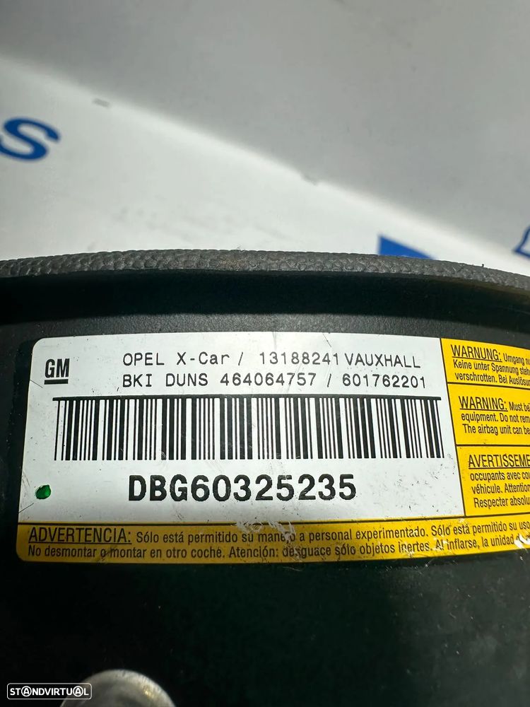.Airbag Volante Guiador Original GM Opel 13188241 2000 - 2010 - 8