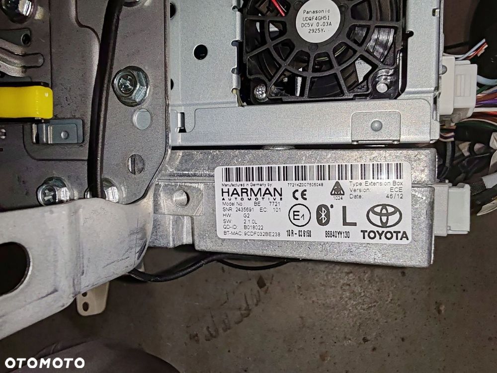 Nawigacja radio oryginalne 86140-42100 86840yy130 Toyota RAV-4 IV 12-15 - 6