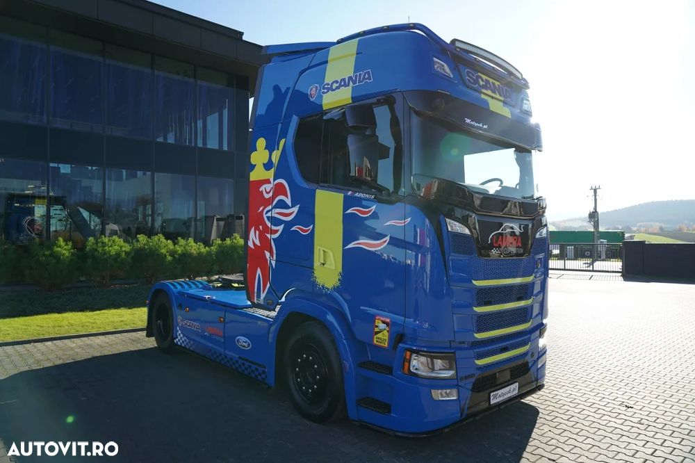 Scania S 520 / V8 / RETARDER / I-PARK COOL / COMPLET AIRMATIC / PIELE / ANVELOPE 100% - 2