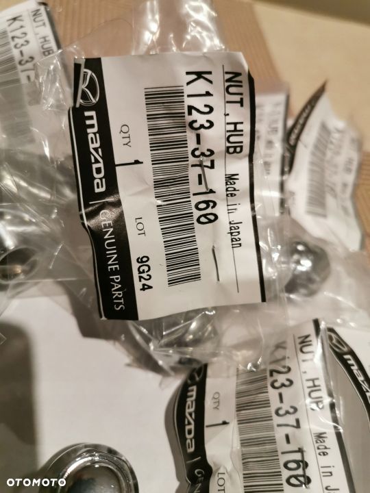 nakętki do felg kół M12 x 1.5 orginał mazdy NOWE - 4