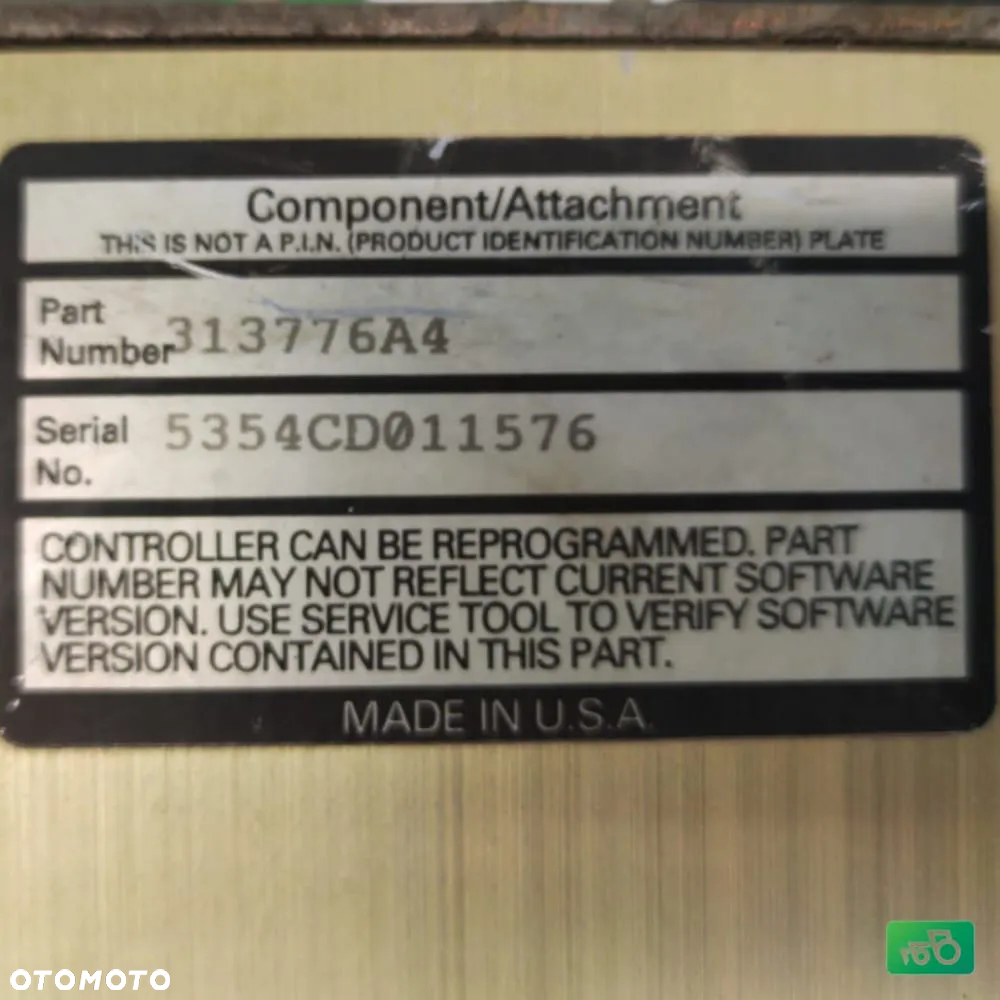Komputer Sterownik ECU 313776A4 Case MX 270 Magnum - 10