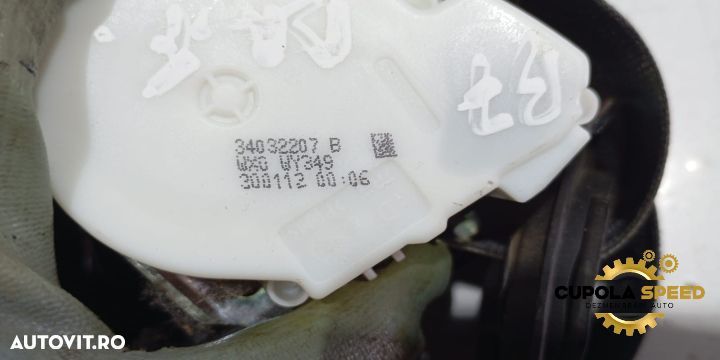 Centura de siguranta dreapta fata 34032207B Volkswagen VW Passat B7 [ - 2