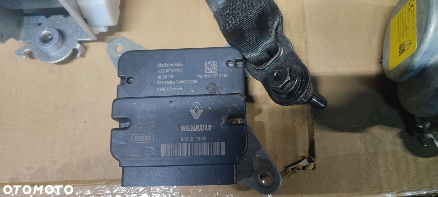 RENAULT TWINGO III 14-18r DESKA KONSOLA AIRBAG PASY SENSOR PODUSZKA KOMPLET - 8