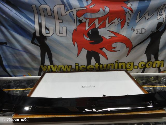 Difusor / Lip / spoiler frontal para VW Golf 7 2012 - 2017 preto piano brilhante em plástico ABS, para para-choques GTI, GTE. - 5