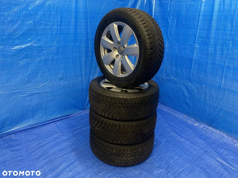 KOŁA KOŁO 16 FELGA ALUMINIOWE ALUSY 16" ET42 5X112 ; 57,1mm KOMPLET ; OPONY ZIMOWE AUDI A4 A6 VW SEAT SKODA ORYGINAŁ 4F0601025AN - 11