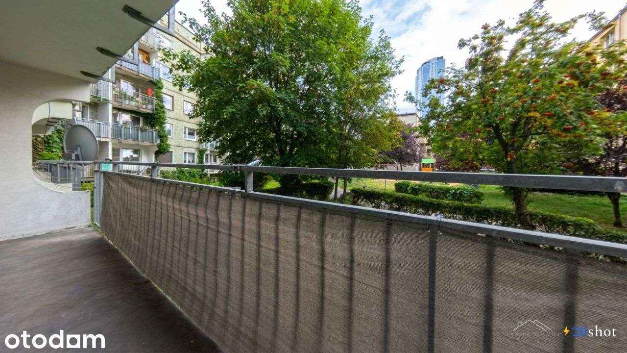 Mieszkanie z dużym balkonem