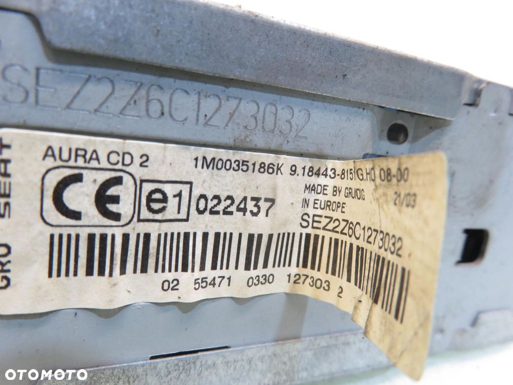 RADIO SEAT TOLEDO II 1M0035186K - 4