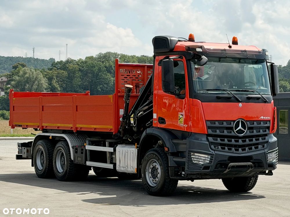 Mercedes-Benz AROCS 2640 * SKRZYNIA 6,50 m * HIAB 144 BS - 3 + PILOT / 6x4 - 3