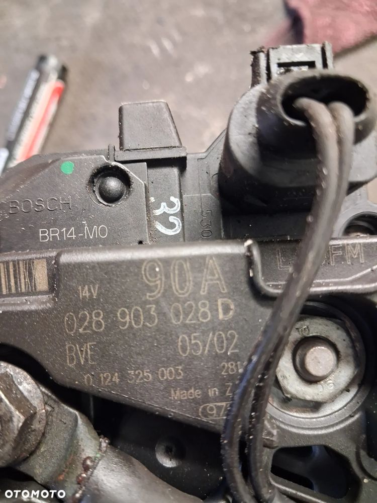 ALTERNATOR VOLKWAGEN AUDI SEAT SKODA  90A  028903028D - 3