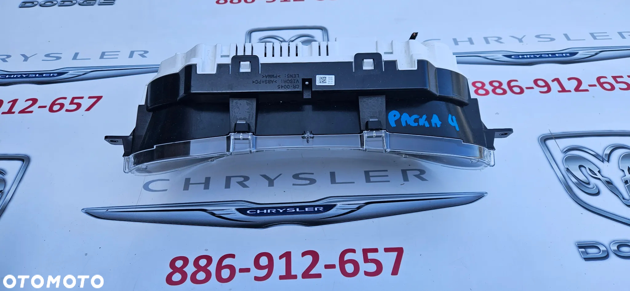 Chrysler Pacifica 2016- 3.6 V6 Licznik Zegary Prędkościomierz DUŻY WIŚWIETLACZ FIS  68227902AG - 6