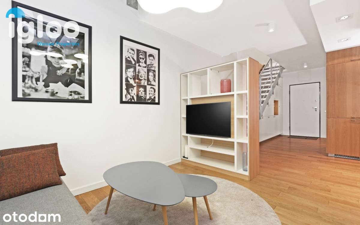 Elegancki dwupokojowy loft na Mokotowie