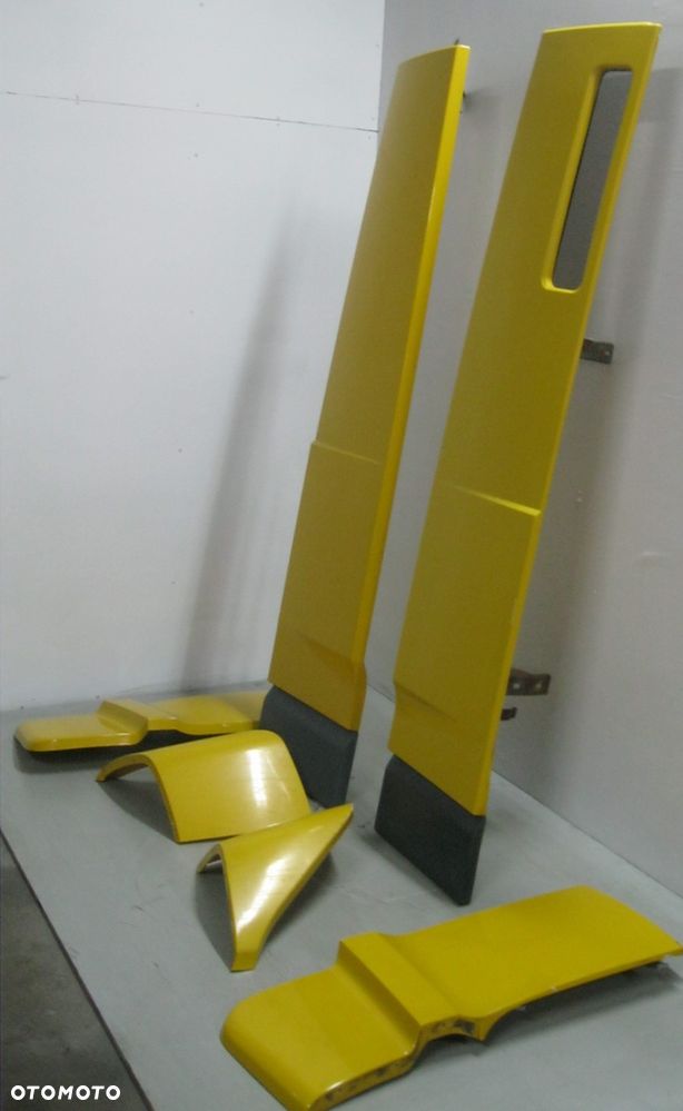 SPOJLER SPOILERY ZAKABINOWE KOMPLET OWIEWEK DAF XF (białe, czerwone, niebieskie, żółte) - 8