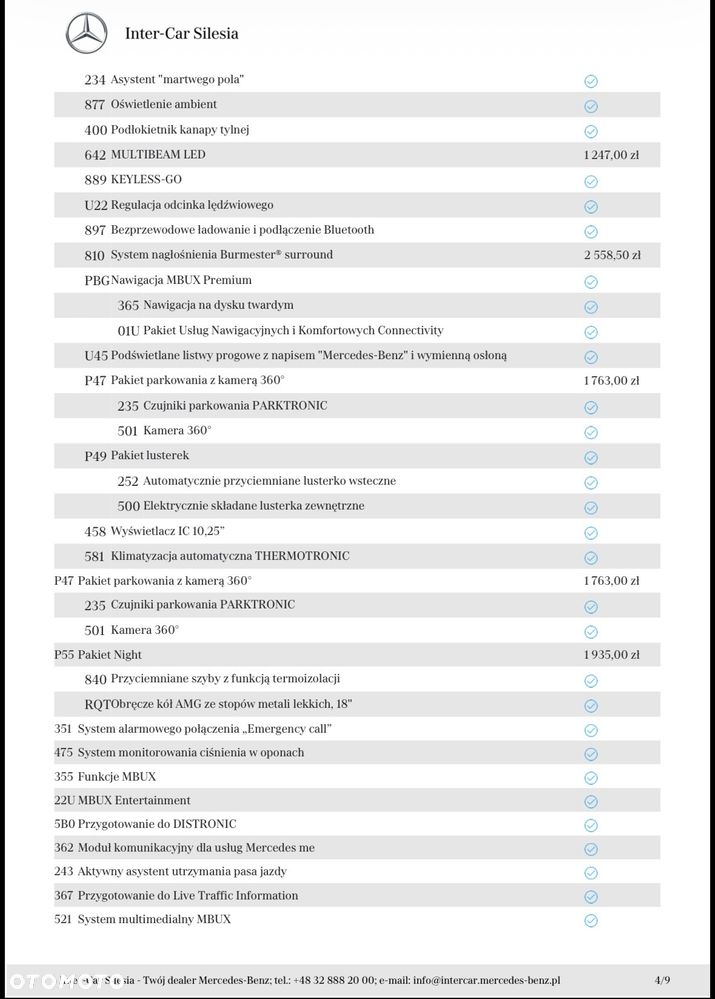 Mercedes-Benz Klasa A 220 4-Matic AMG Line 8G-DCT - 25