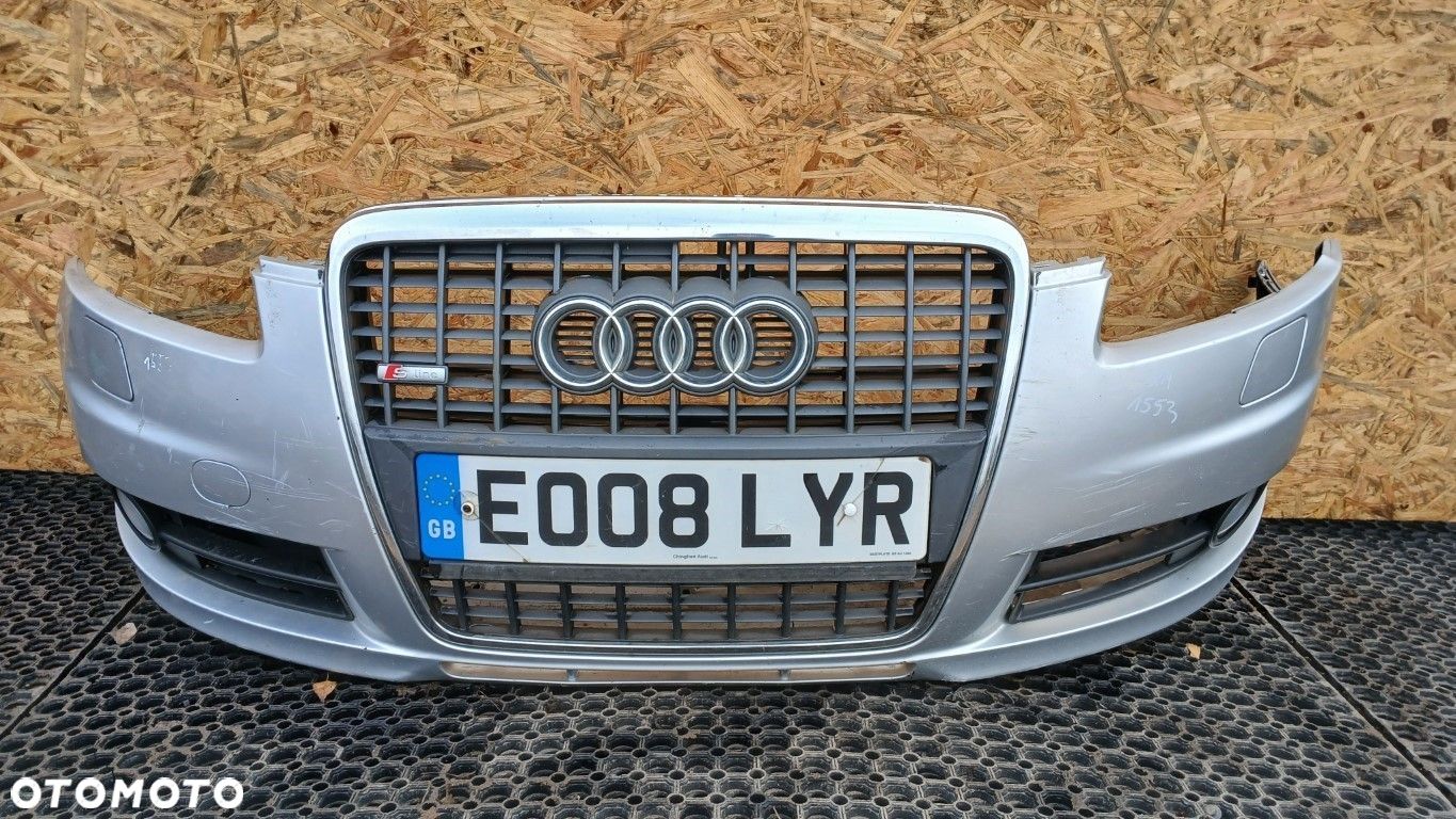 AUDI A6 C6 S-LINE ZDERZAK PRZÓD PDC SPRYSKi XENON LY7W - 1