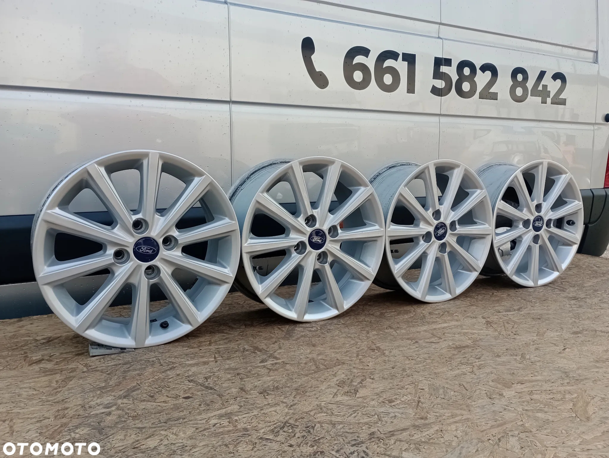 FELGI ALUMINIOWE 4x108 R16 6,5J ET40 FORD B-MAX ECOSPORT FIESTA FUSION KA+ PUMA TOURNEO - 2