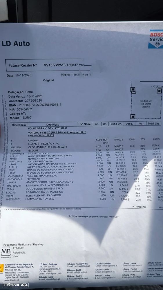 Fiat Stilo Multiwagon MW 1.9 JTD MJ Dynamic - 9