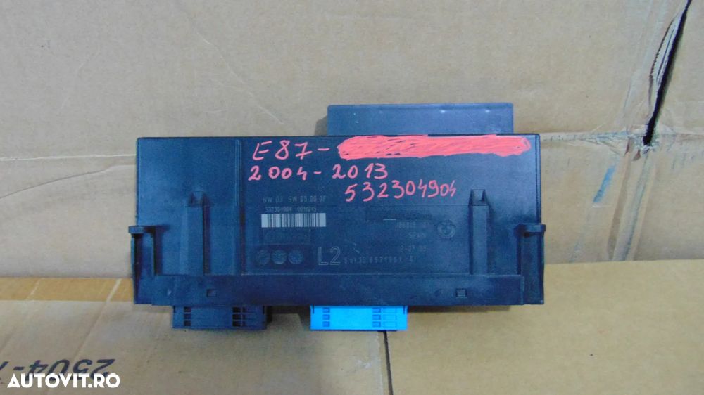 Calculator modul comfort BMW Seria 1 E87,E90,E91 an 2004-2013 cod 532304904 - 3