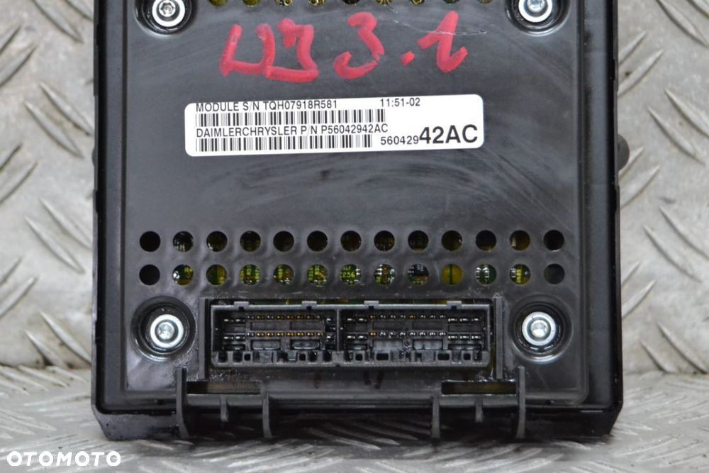 JEEP GRAND CHEROKEE WJ 3.1 TD SKRZYNKA BSI MODUŁ 56042942AC - 3